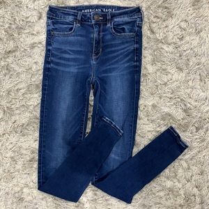 American Eagle hi-rise skinny super stretch jegging